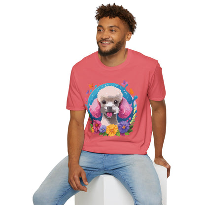 Dog Shirt With Animals Unisex Softstyle Tee 100 Percent Cotton Gildan 64000