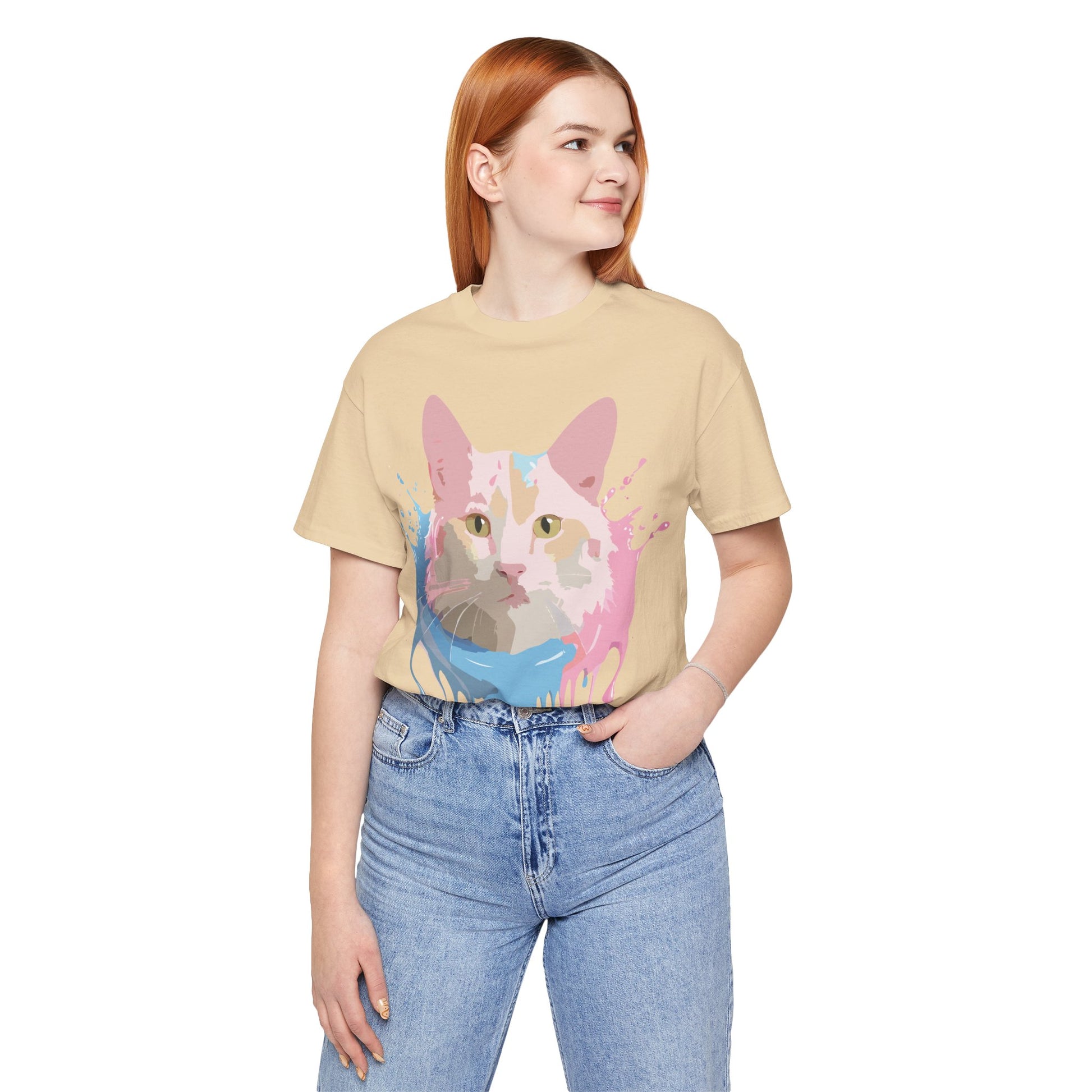 Cat Shirt, Shirt with Cat - ADELPHA
