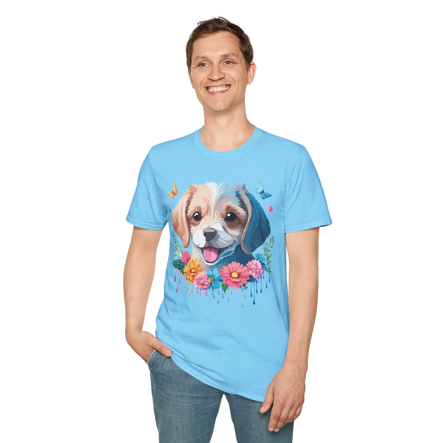 Dog Shirt, Shirt with Dog, Animal Tee, Shirt with Animals