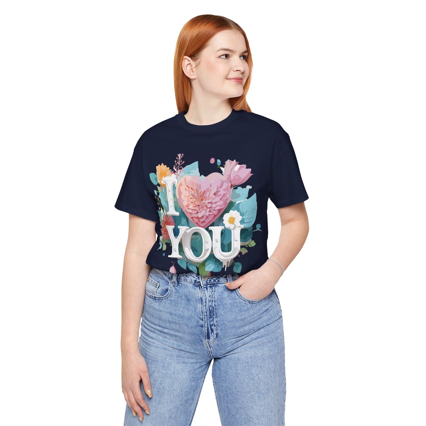 T-Shirt aus natürlicher Baumwolle – Love Story Collection