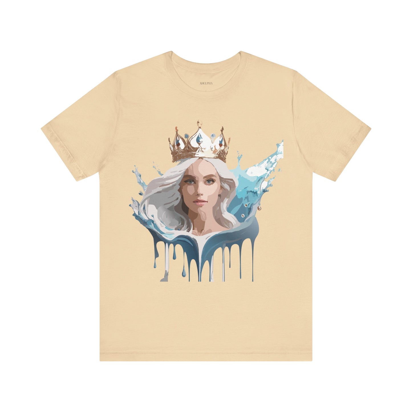 T-Shirt aus natürlicher Baumwolle – Queen Collection