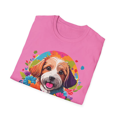 Unisex Dog Shirt Softstyle Cotton Tee Gildan 64000 Animal Tee