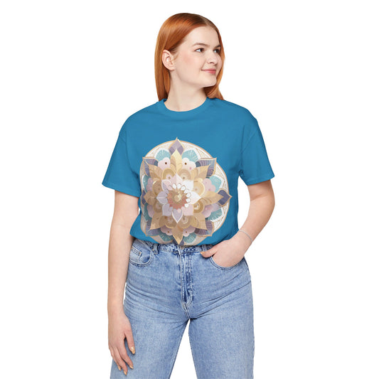 Natural Cotton Tee Shirt - Medallion Collection Printify