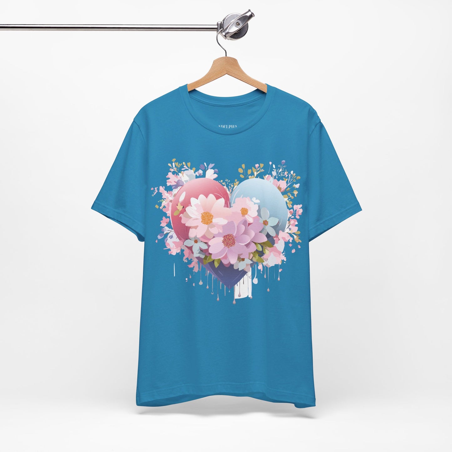 T-Shirt aus natürlicher Baumwolle – Love Story Collection