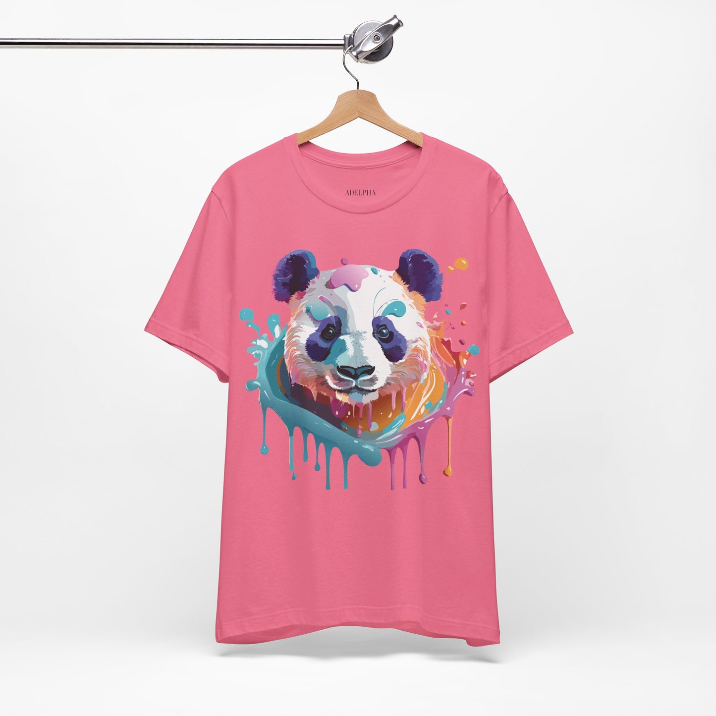 T-Shirt aus natürlicher Baumwolle mit Panda