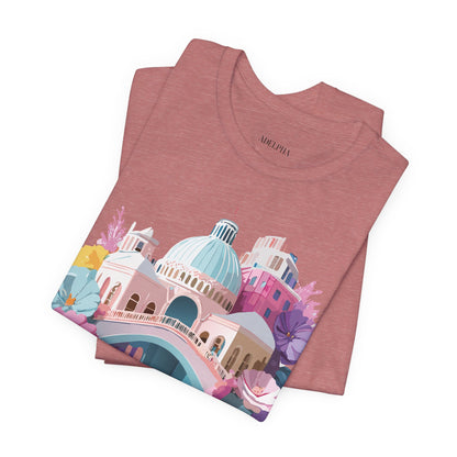 Natural Cotton Tee Shirt - Beautiful Places Collection - Venice Printify