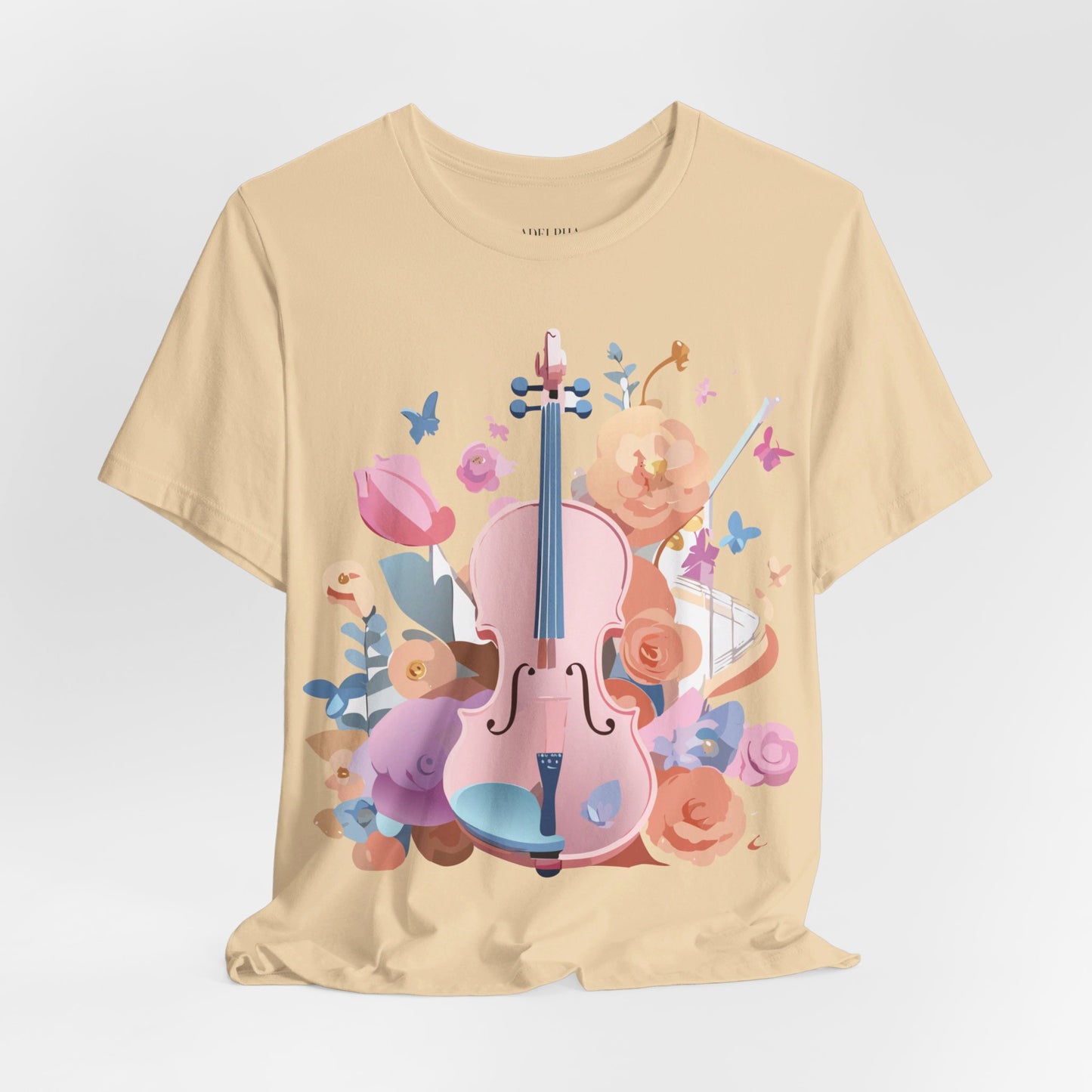 Natural Cotton Tee Shirt - Music collection