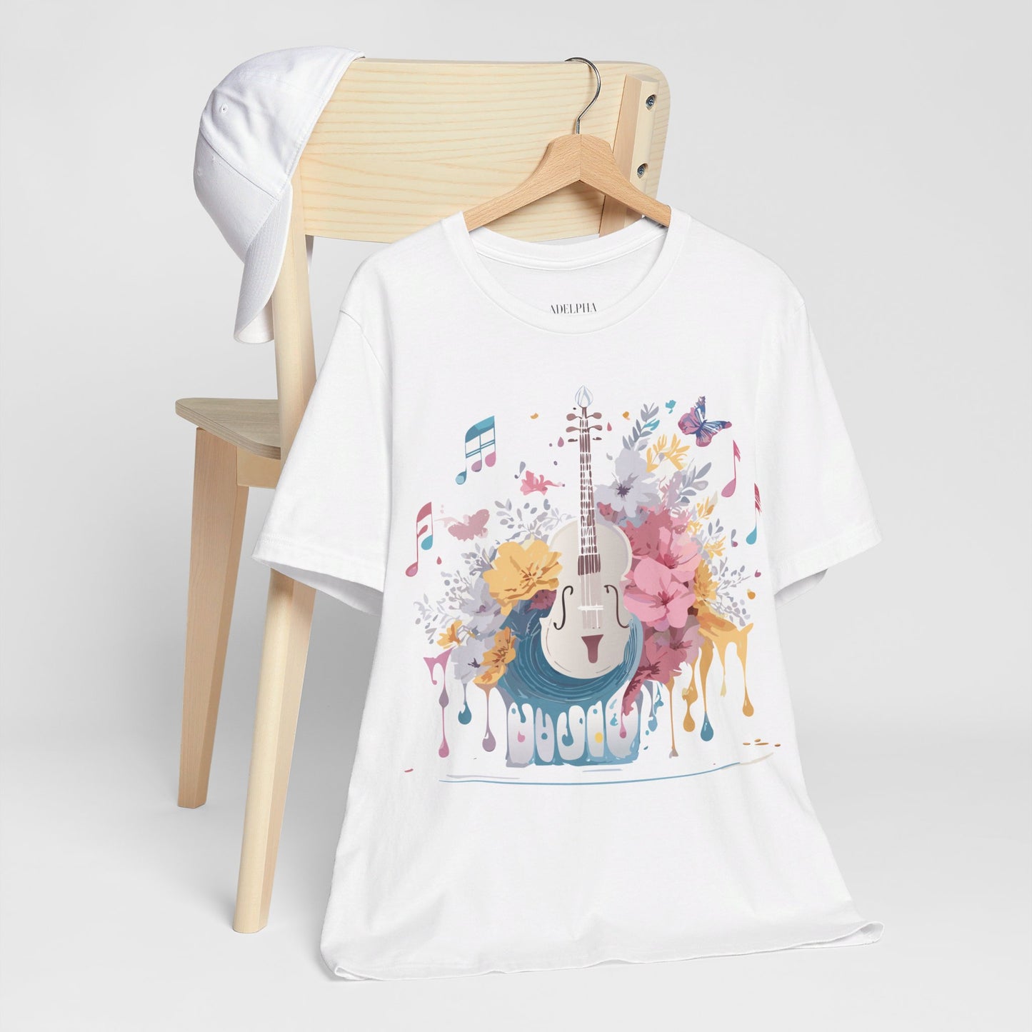 Natural Cotton Tee Shirt - Music collection