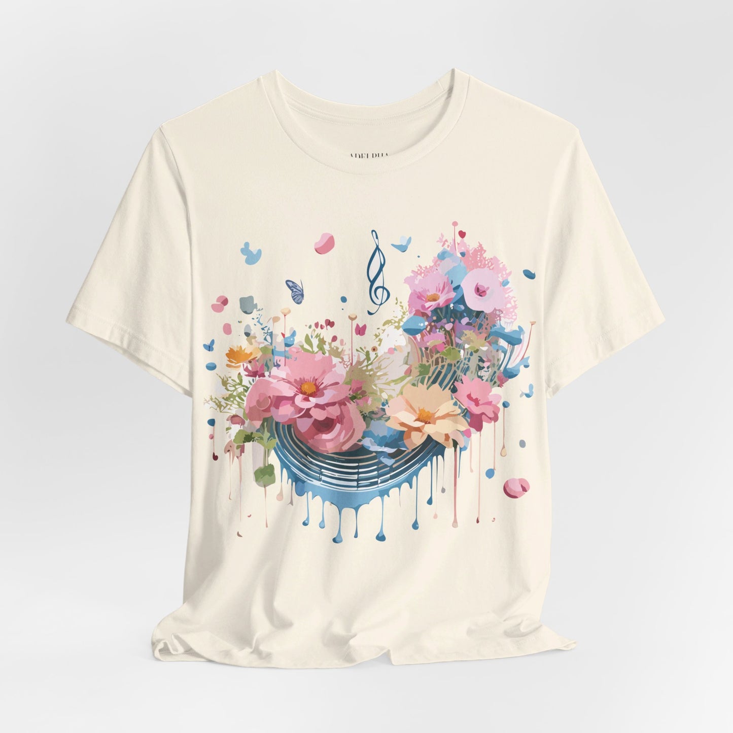 Natural Cotton Tee Shirt - Music collection