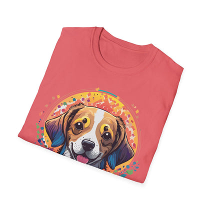 Dog Shirt Unisex Animal Tee Gildan 64000 Softstyle Ring Spun Cotton
