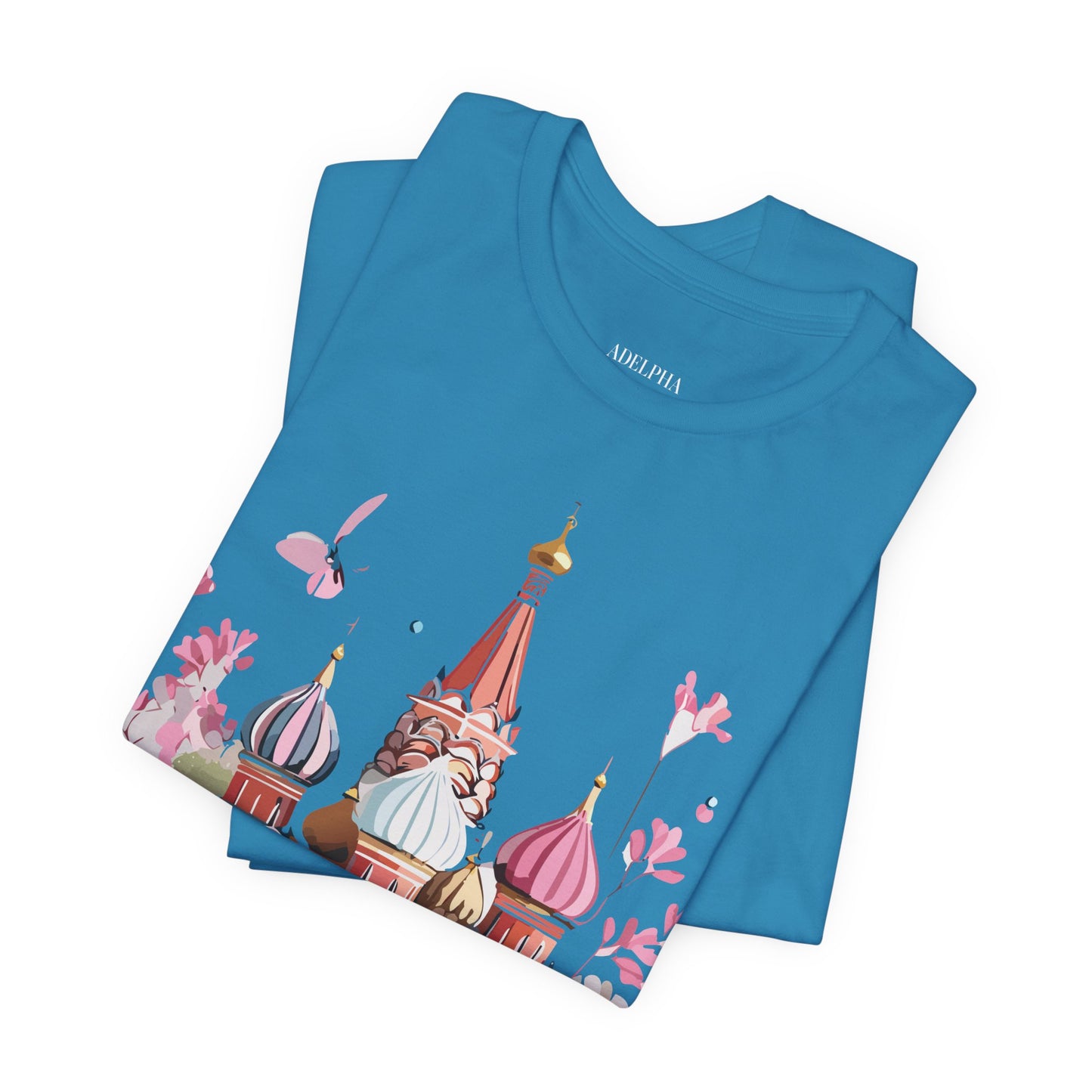 Natural Cotton Tee Shirt - Beautiful Places Collection - Moscow