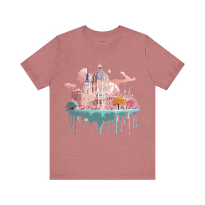 Natural Cotton Tee Shirt - Beautiful Places Collection - Vienna Printify