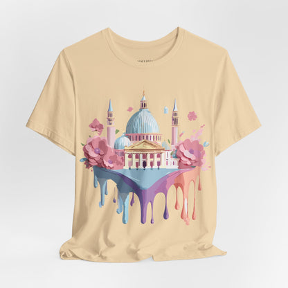 Natural Cotton Tee Shirt - Beautiful Places Collection - Venice Printify