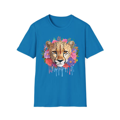Cheetah Print Shirt Softstyle Tee Gildan 64000 100 Percent Ring Spun Cotton