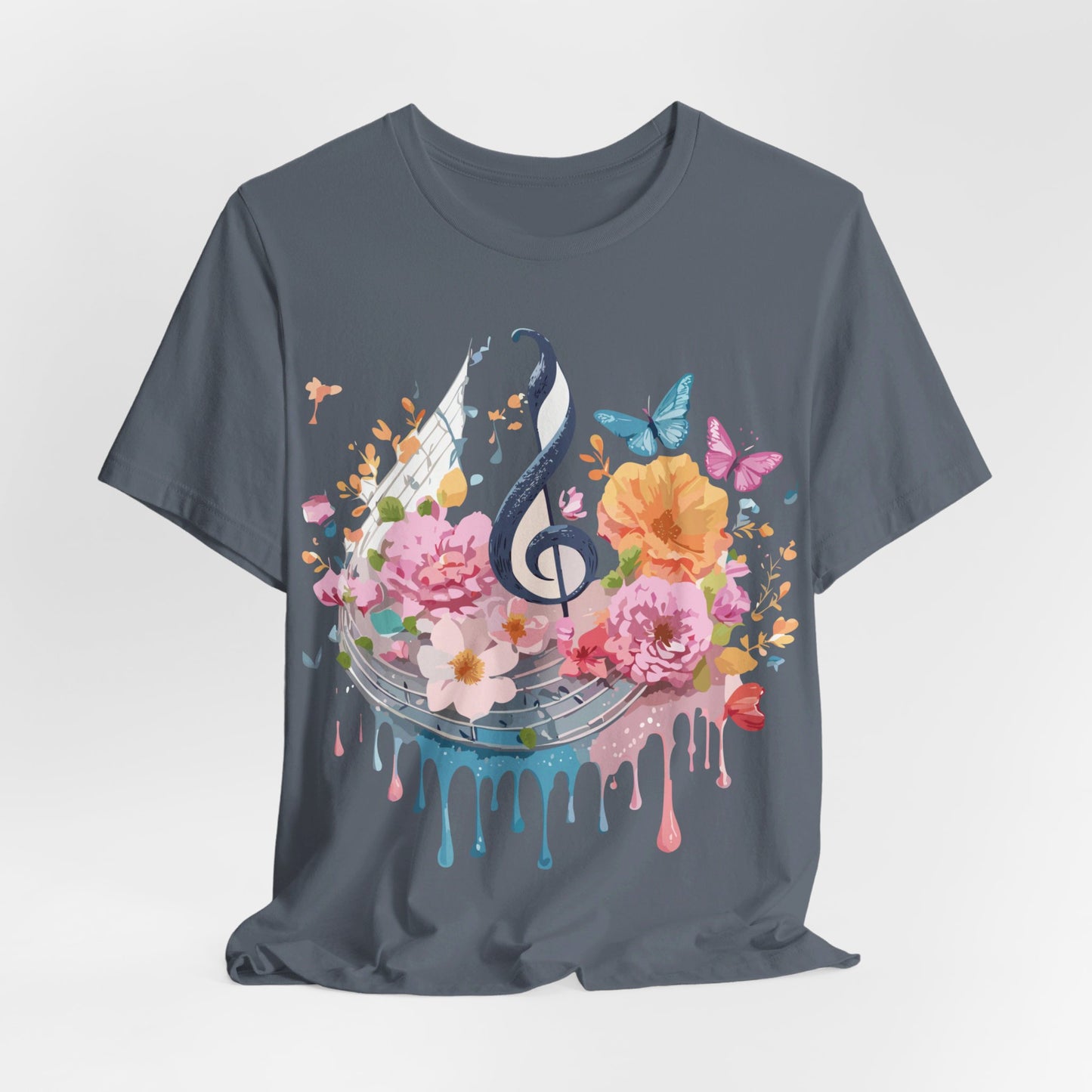 Natural Cotton Tee Shirt - Music Collection