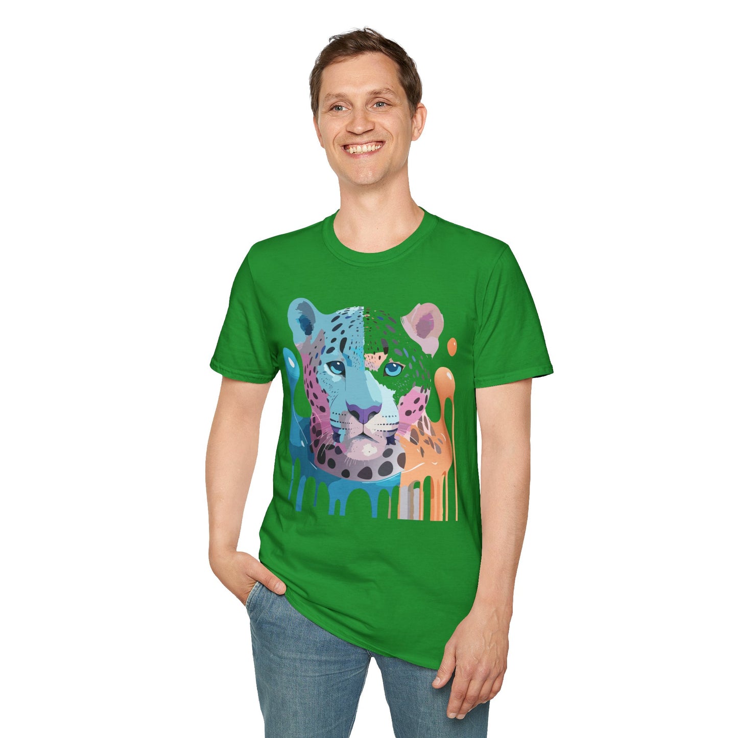 Cheetah Shirt, Shirt with Cheetah, Cheetah Tee, Shirt with Animals