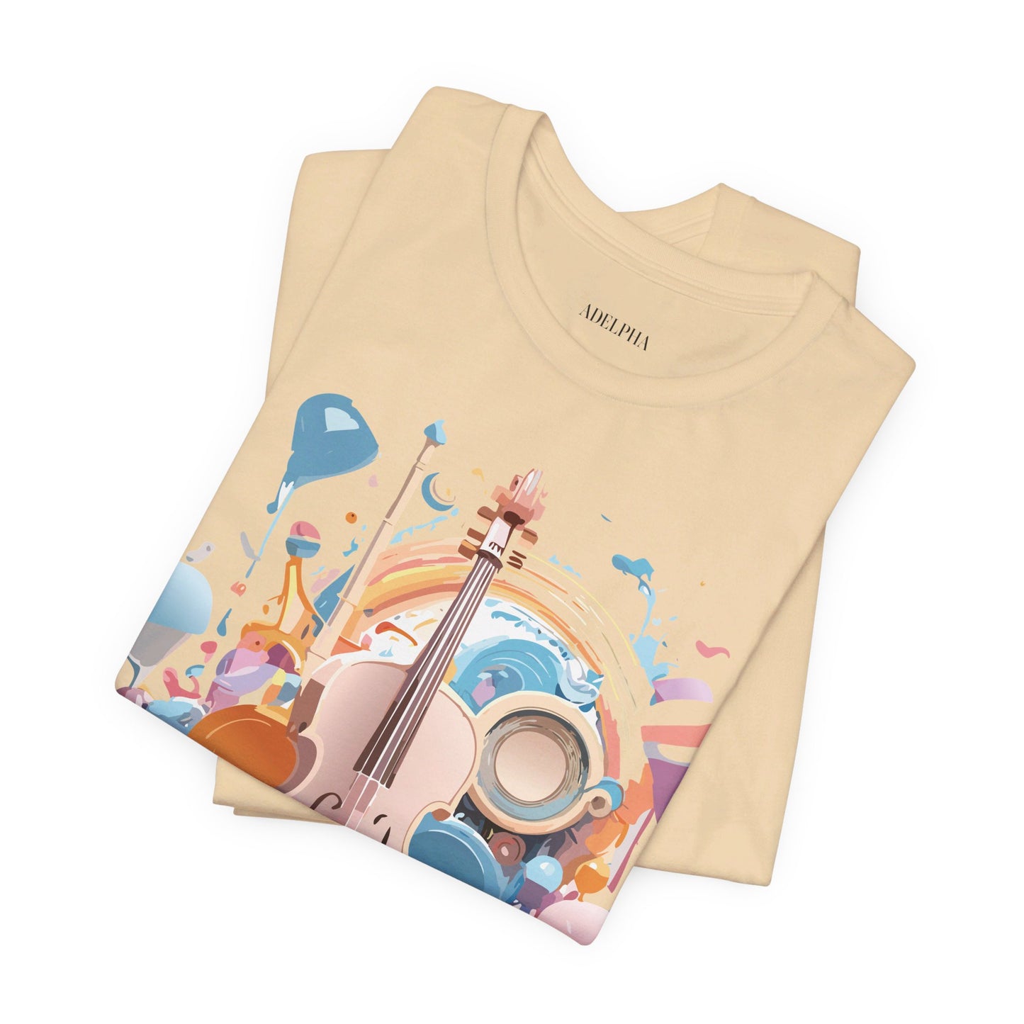 T-shirt en coton naturel - Collection Musique