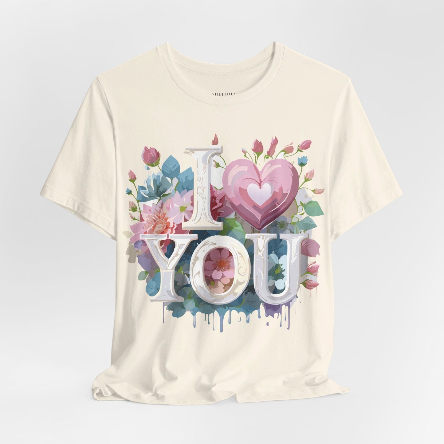 Natural Cotton Tee Shirt - Love story Collection