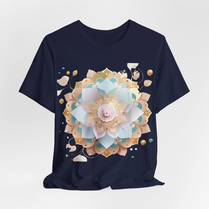 Natural Cotton Tee Shirt - Medallion Collection Printify