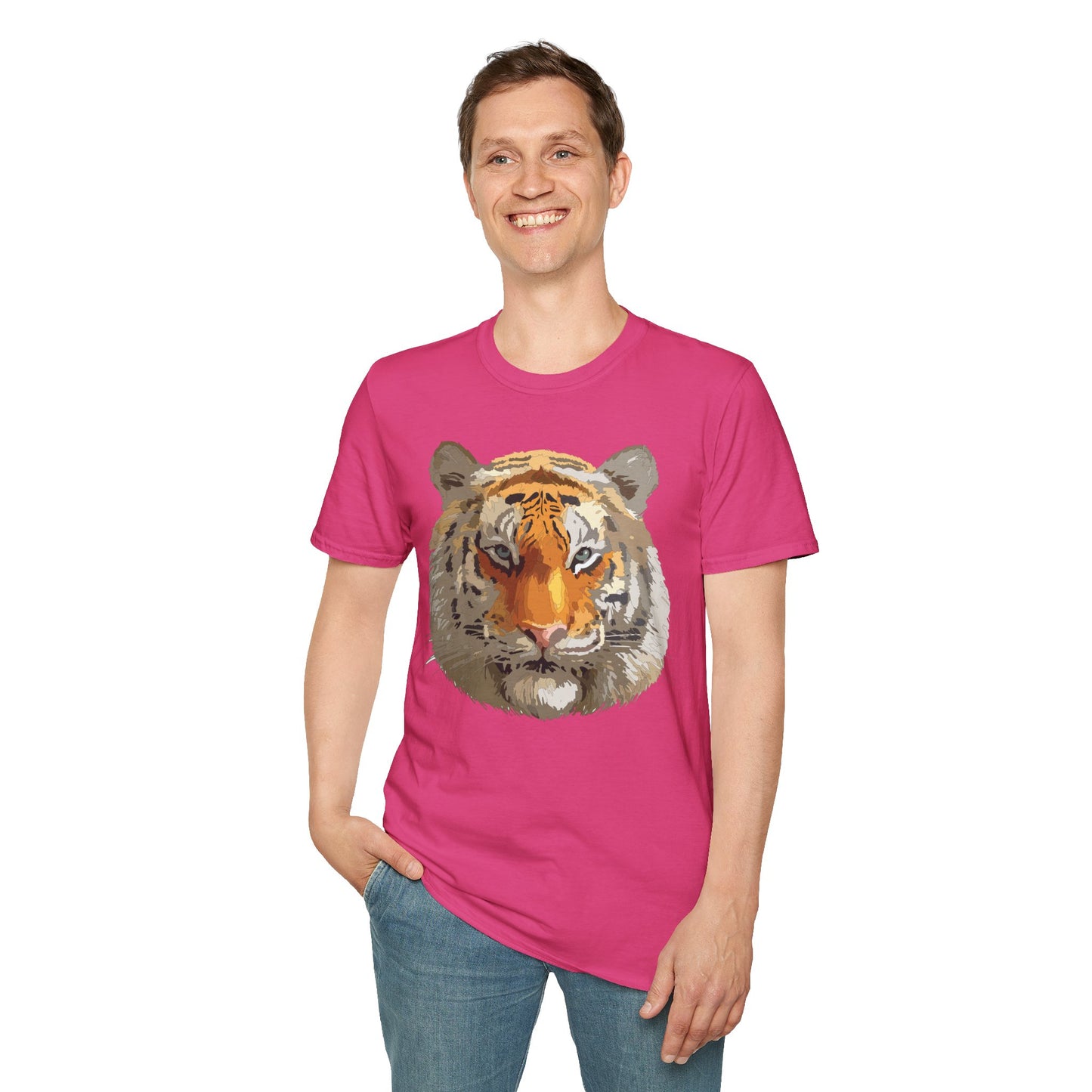 Tiger Shirt, Shirt with Tiger, Animal Tee, Shirt with Animals