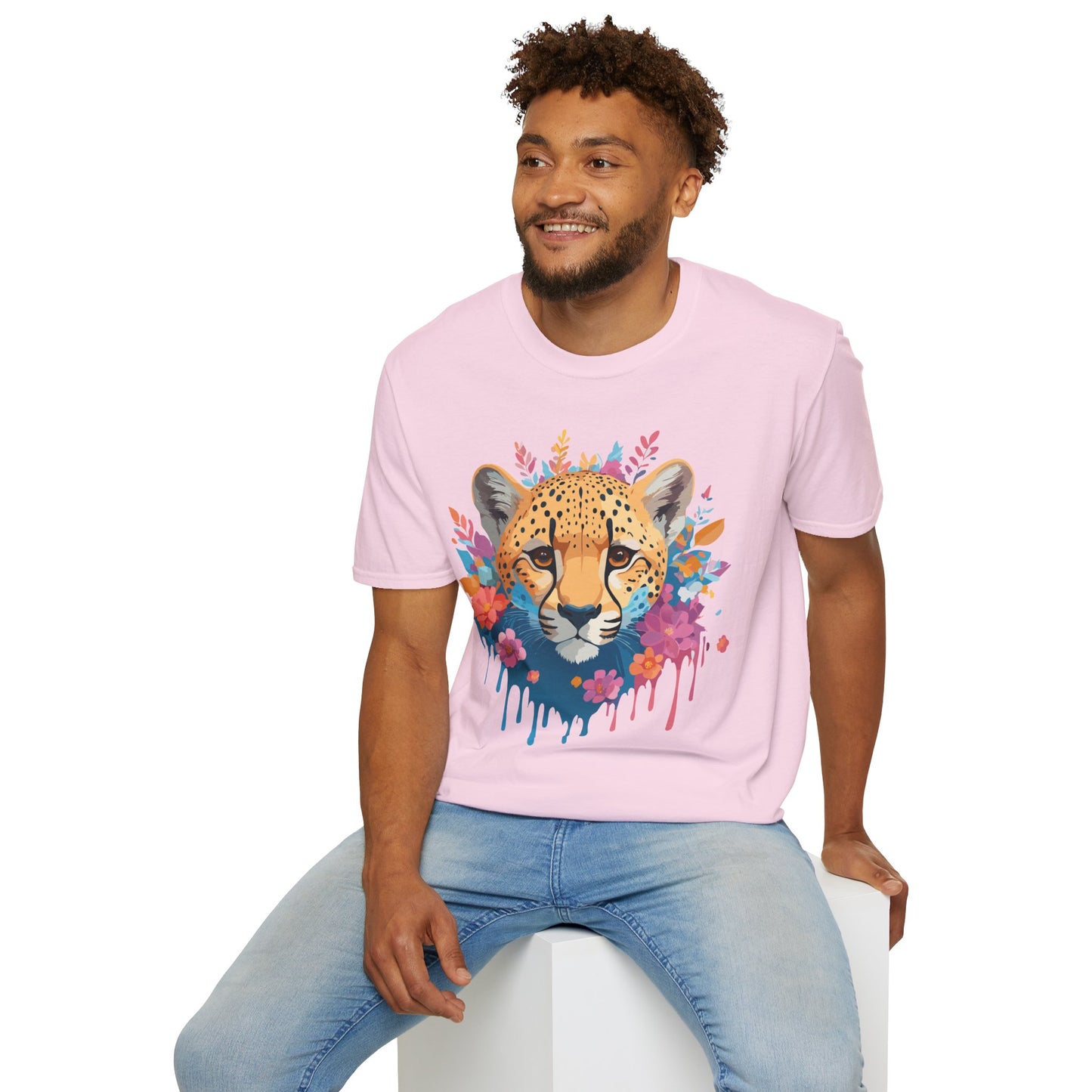 Cheetah Shirt, Shirt with Cheetah, Cheetah Tee, Shirt with Animals