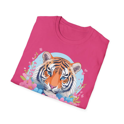 Tiger Shirt Unisex Softstyle T Shirt Gildan 64000 Animal Tee