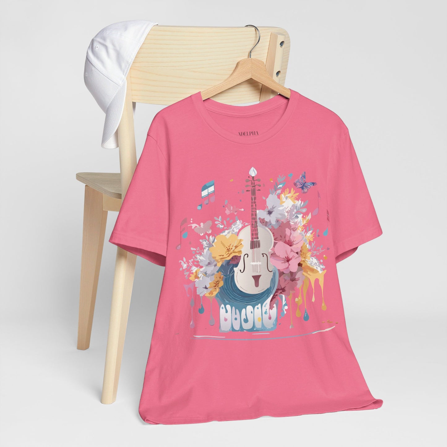 Natural Cotton Tee Shirt - Music collection