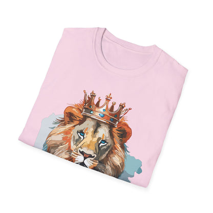 Lion Shirt Unisex Animal Tee Gildan Softstyle 64000 100 Percent Ring Spun Cotton