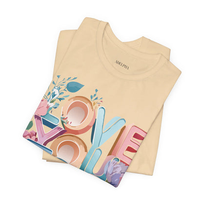 Natural Cotton Tee Shirt - Love story Collection Printify