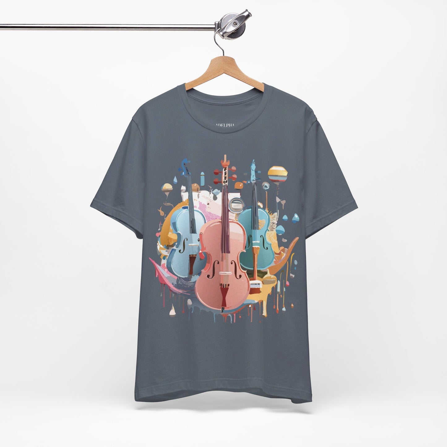 T-Shirt aus natürlicher Baumwolle – Musikkollektion