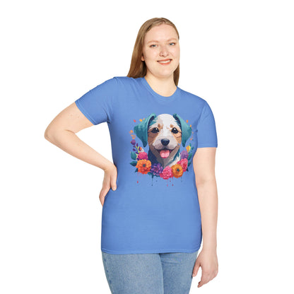 Dog Shirt Unisex Animal Tee Softstyle 64000 Gildan RingSpun Cotton