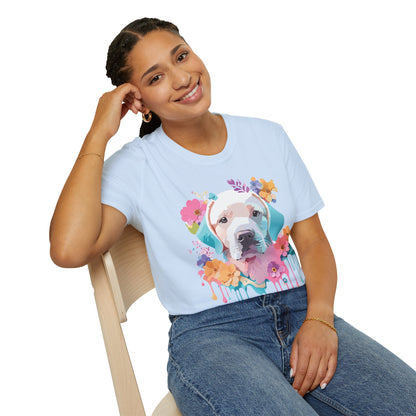 Dog Shirt Unisex Animal Tee Softstyle Gildan 64000 Short Sleeve Tee