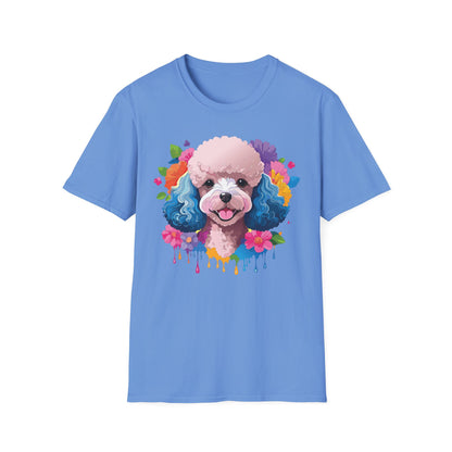 Unisex Dog Shirt Softstyle Tee 100 Percent Cotton Animal Print