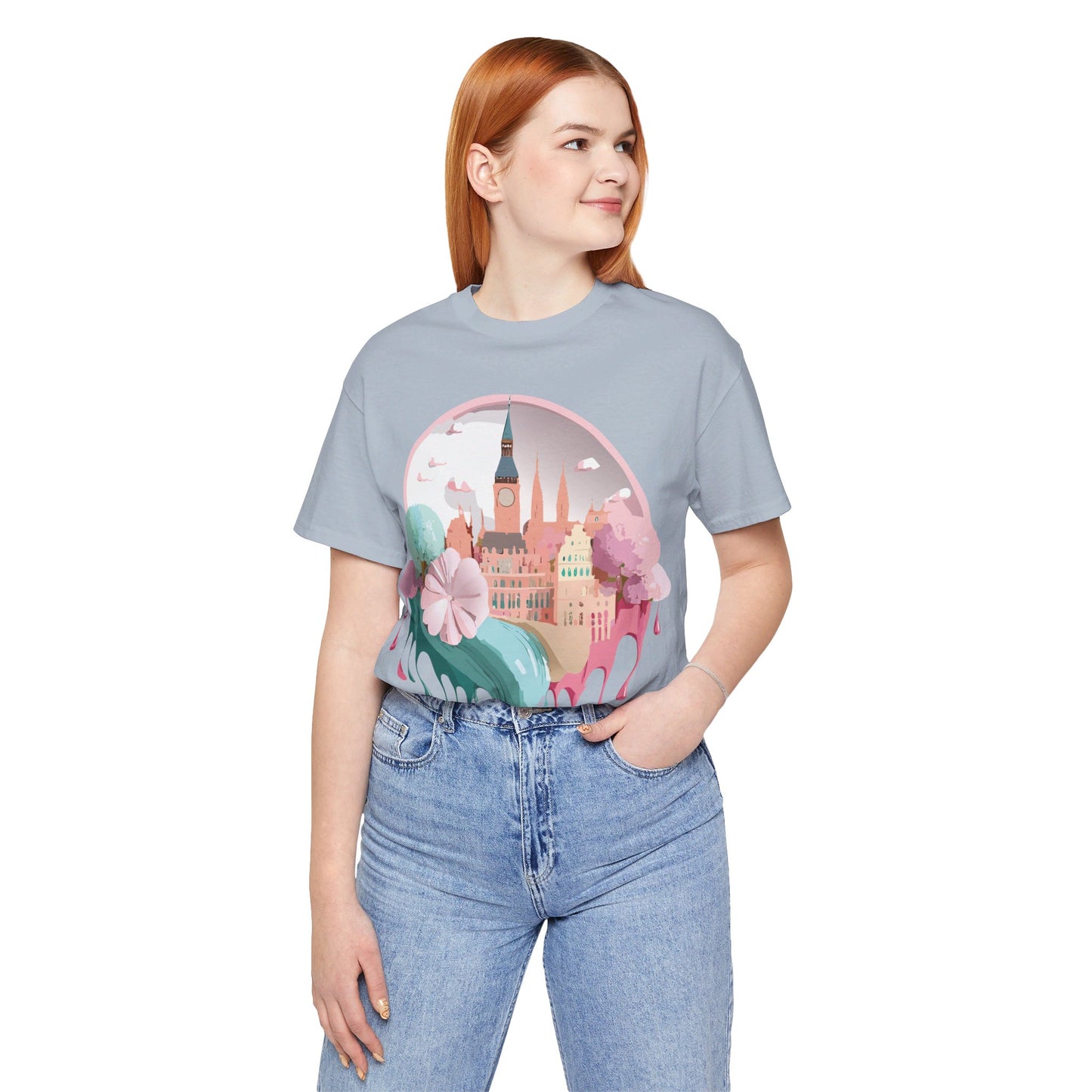 T-shirt en coton naturel - Collection Beautiful Places - Prague