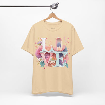 Natural Cotton Tee Shirt - Love story Collection Printify