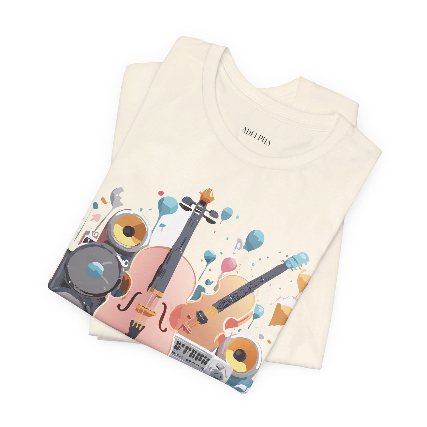 T-shirt en coton naturel - Collection Musique