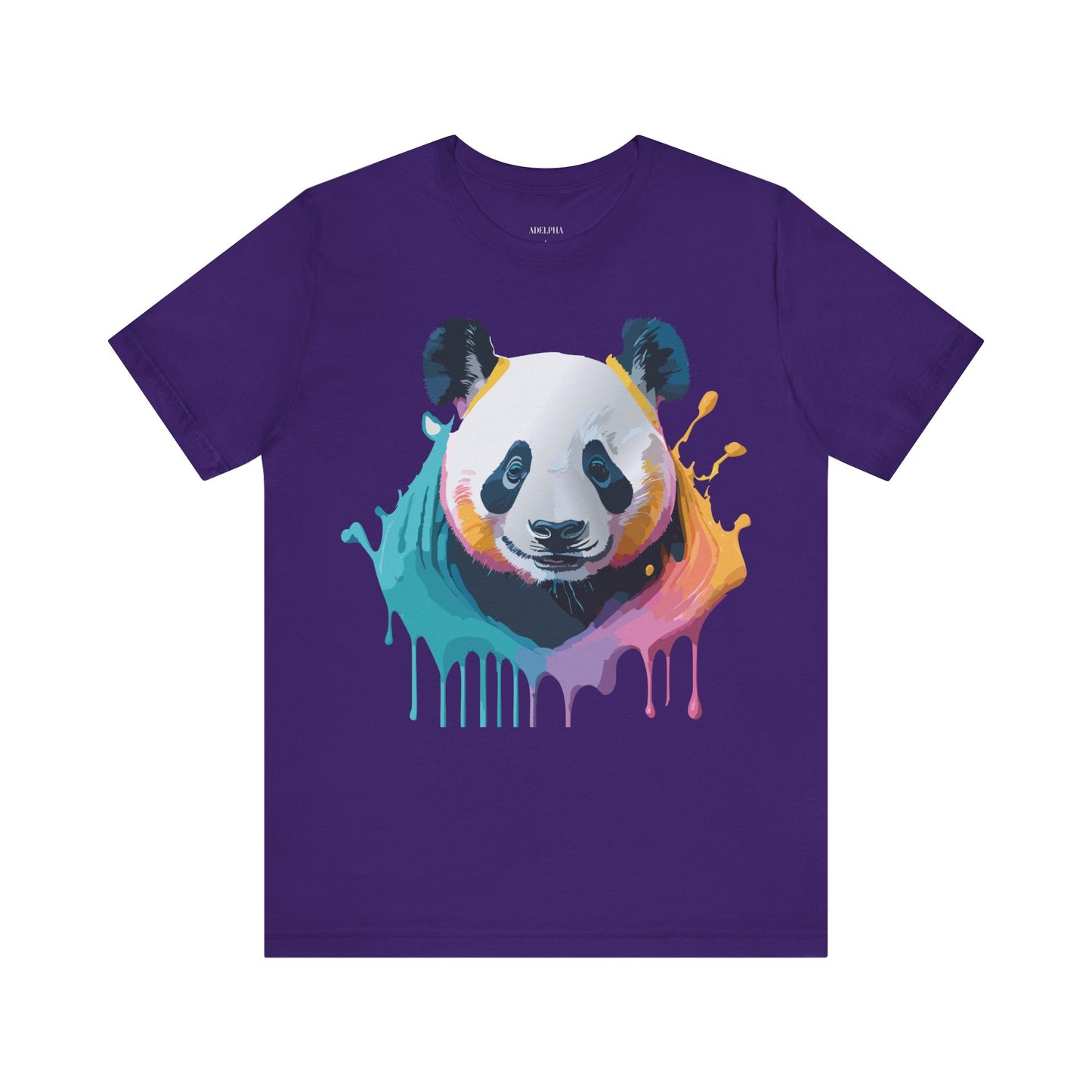 Natural Cotton Tee Shirt with Panda