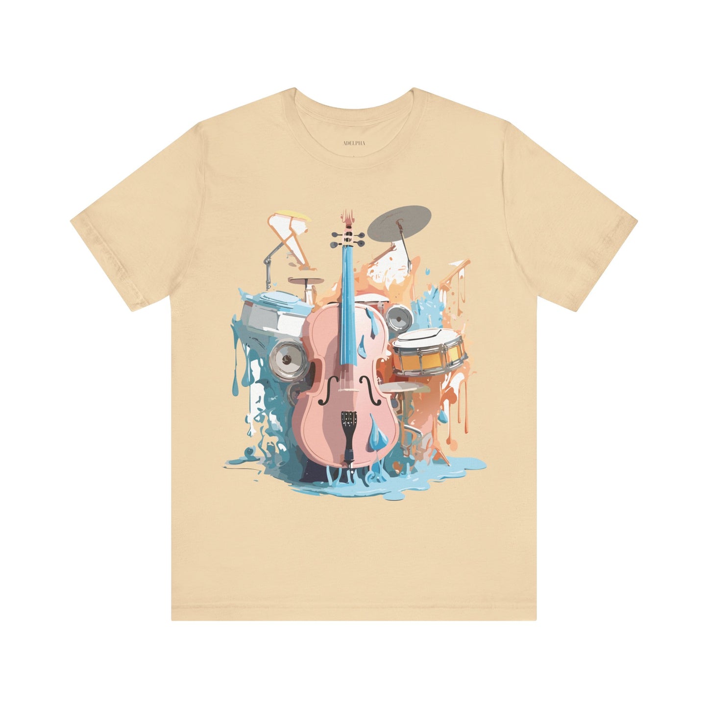 Natural Cotton Tee Shirt - Music collection