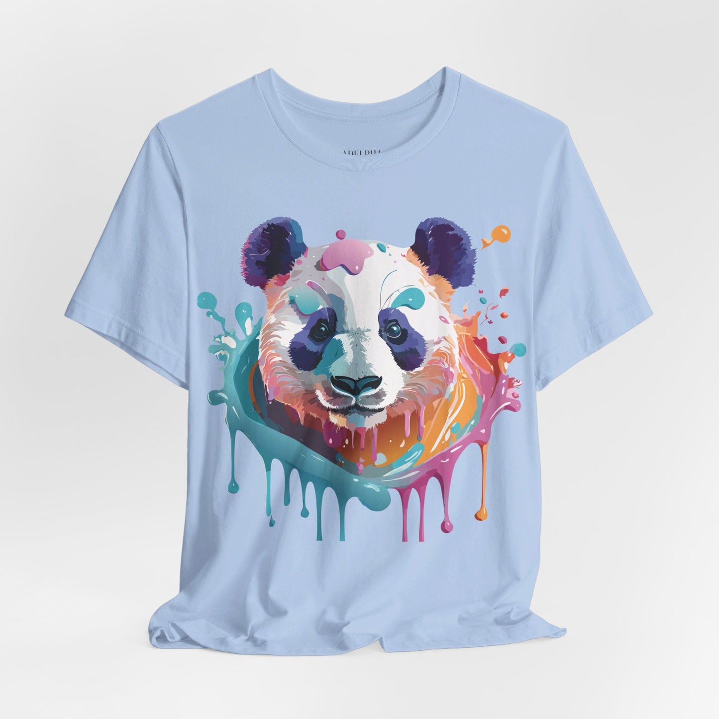 T-Shirt aus natürlicher Baumwolle mit Panda