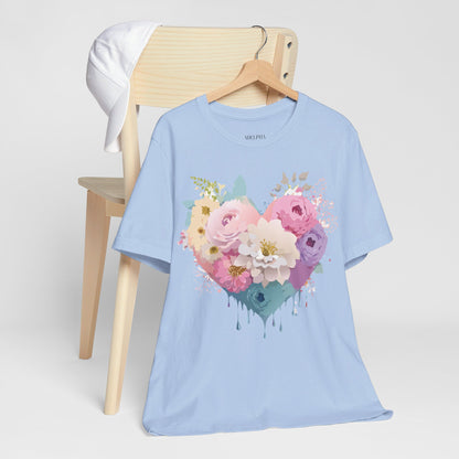 Natural Cotton Tee Shirt - Love story Collection Printify