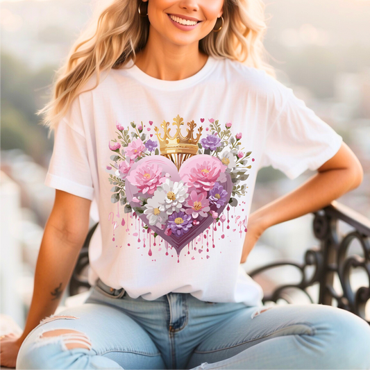 Natural Cotton Tee Shirt - Love story Collection