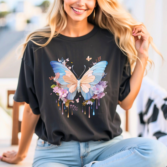Butterfly Tee Shirt Printify